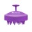 HEETA Scalp Massager Hair Growth, Soft Silicone Scalp Scrubber Shampoo Brush for Exfoliation, Dandruff Removal Head Massage Stress Relax, Wet & Dry Use for Thick Thin Curly Hair Care, Purple