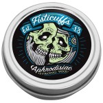 Fisticuffs Strong Hold Mustache Wax Leather/Cedar wood scent 1 OZ. Tin