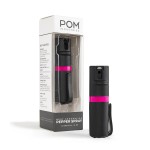 POM Pepper Spray Pocket Clip, Quick Flip Top Safety, Maximum Strength OC Formula with UV Marking Dye, Safe Compact and Tactical Design for Everyday Carry, 25 Bursts, 10 ft Range, 0.5 fl oz