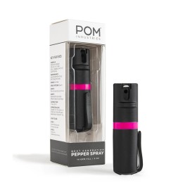 POM Pepper Spray Pocket Clip, Quick Flip Top Safety, Maximum Strength OC Formula with UV Marking Dye, Safe Compact and Tactical Design for Everyday Carry, 25 Bursts, 10 ft Range, 0.5 fl oz