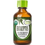 Healing Solutions Organic Eucalyptus Essential Oil 60ml/2oz - Pure Eucalyptus Aromatherapy Diffuser Oil