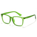 Cyxus Matte Dark Green Frame Glasses Computer Blue Light Filter Glasses for Men Women UV Blocking Gaming Eyeglasses