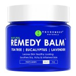 Truremedy Naturals Remedy Balm with Tea Tree Oil, 2 oz - Soothing Moisturizer for Rough Areas - Nourishing Foot and Body Balm with Tea Tree, Lavender, and Eucalyptus