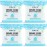 Scrubzz Disposable No Rinse Bathing Wipes - All-in-1 Single Use Shower Wipes, Simply Dampen, Lather, and Dry Without Shampoo or Rinsing (Unscented, 4-Pack)