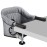 Hook On Chair, Portable Table High Chair, Folding Compact Baby Seat with Storage Bag for Indoor/Outdoor(Grey)
