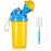 [500ML] Portable Baby Child Kids Travel Potty with Clean Brush,Hygienic Leak Proof Urinal Emergency Toilet for Camping,Car Travel,Outside,Park.Kid Toddler Pee Training Cup,Pee Bottle for Kids,Boy