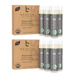 USDA Organic Peppermint Lip Balm - USA Made with Natural Ingredients, Chapstick for Dry Lips, Birthday Gifts for Her & Him, Hydrating Beauty Gifts for Women, Men, Teens & Kids, Lip Moisturizer