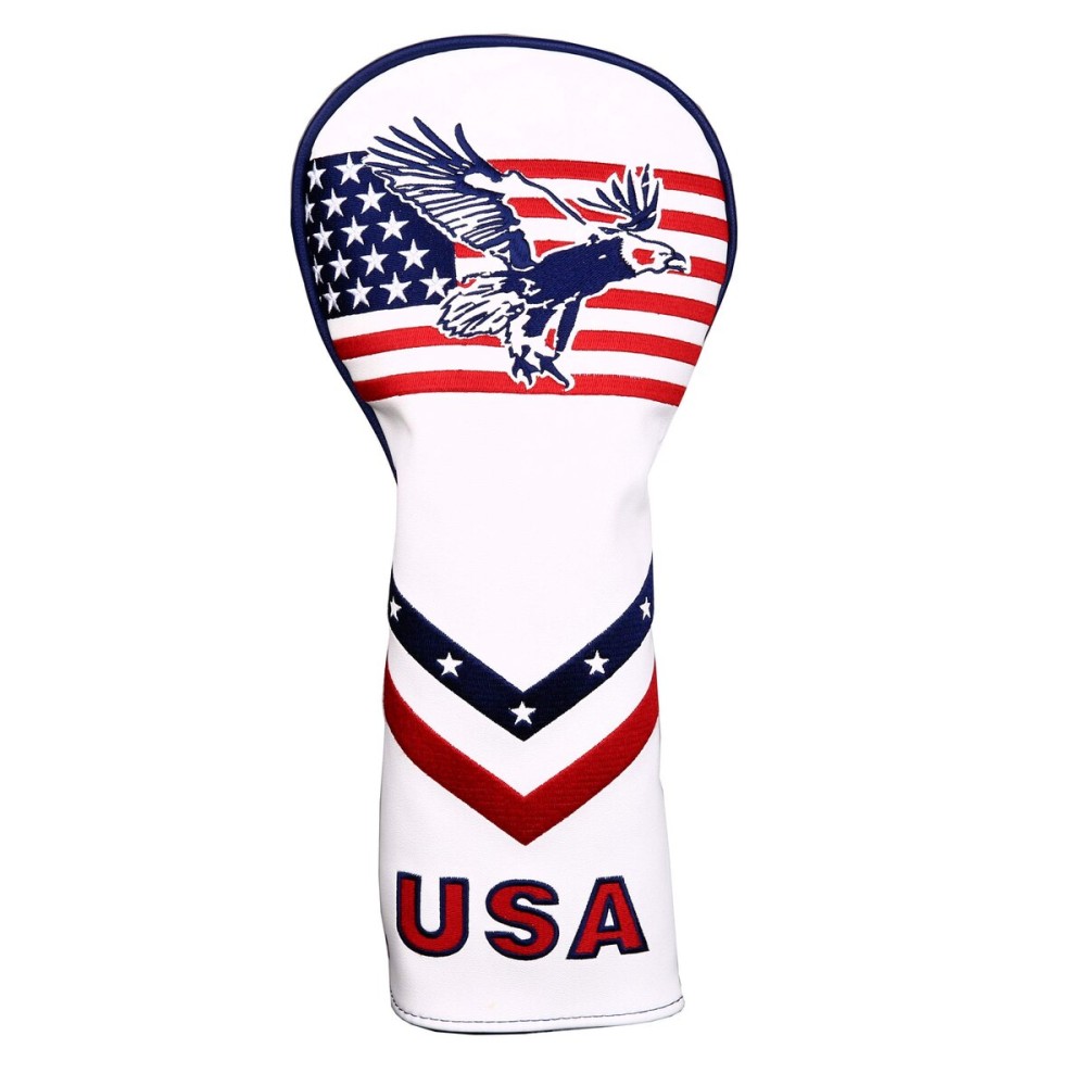 USA Stars and Stripe Golf Club Wood Cover for 460cc Driver Head Covers Golf Builder