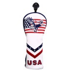 1Pc USA Starts and Stripes Golf Eagle Head Covers for Fairway Wood Cover Golf Builder