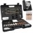 iunio Gun Cleaning Kit, Universal Gun Cleaning, All Caliber, with Mat and Carrying Case, for All Guns, Rifle, Shotgun, Handgun, Pistol, Hunting, Shooting Cleaning kit