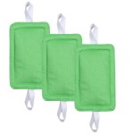 Door Silencer Door Jammer Door Closer Cushion Nursery Door Silencer Door Latch Cover 3 Pack for Noise Reducing Quiet Doors Baby Toddler Safety 3.25 x 5.5 Inch (New Green)