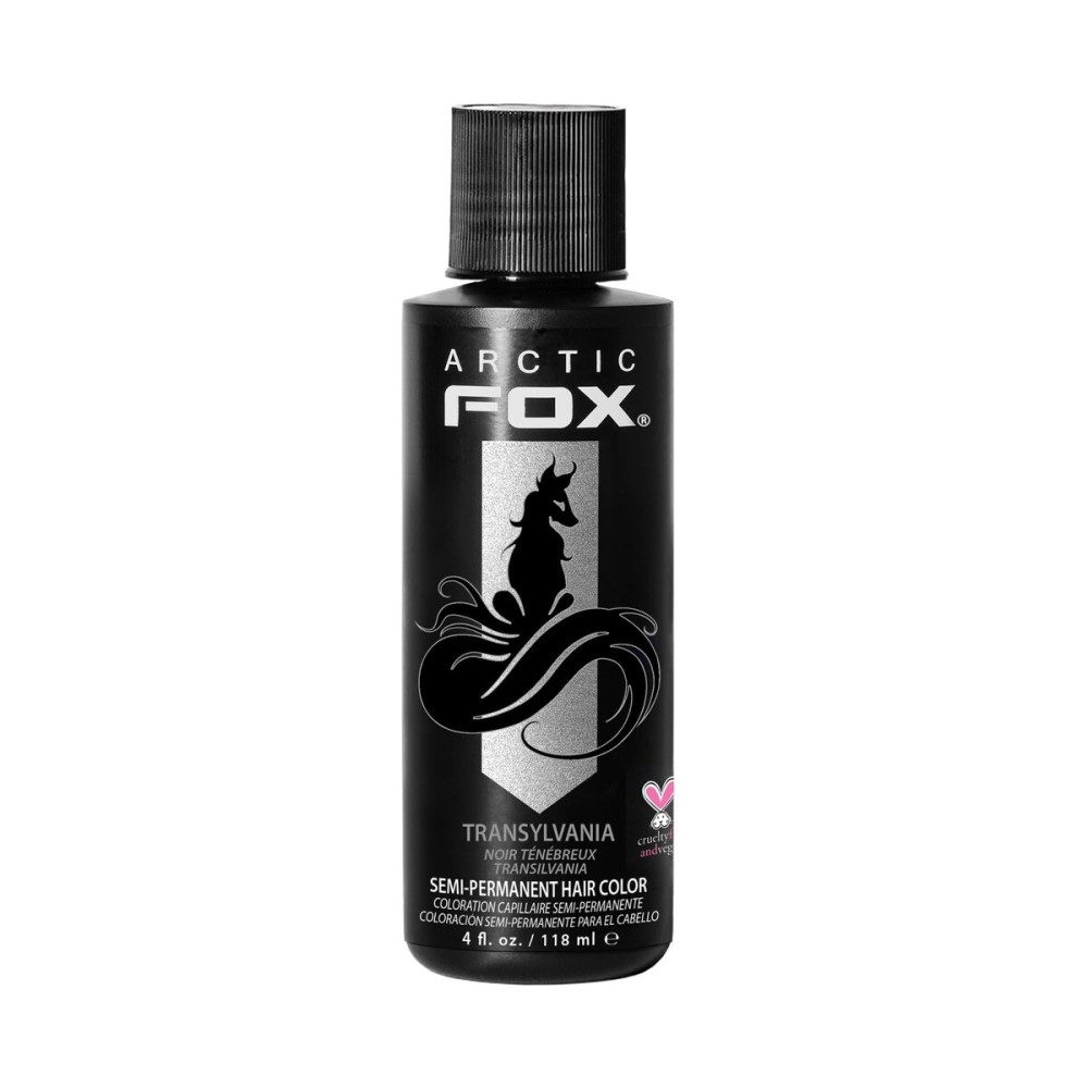 ARCTIC FOX Vegan and Cruelty-Free Semi-Permanent Hair Color Dye (4 Fl Oz, TRANSYLVANIA)