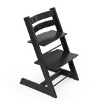 Tripp Trapp Chair from Stokke, Black - Adjustable, Convertible Chair for Toddlers, Children & Adults - Convenient, Comfortable & Ergonomic - Classic Design