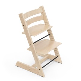 Tripp Trapp Chair from Stokke, Natural - Adjustable, Convertible Chair for Toddlers, Children & Adults - Convenient, Comfortable & Ergonomic - Classic Design