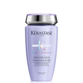 KERASTASE Blond Absolu Bain Ultra-Violet Shampoo - Neutralizes Brassy Undertones, With Blue and Violet Pigments, Restores Shine and Softness