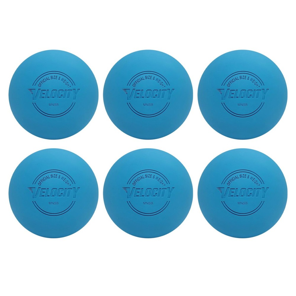 Velocity Practice Lacrosse Balls - 1, 2, 3, 6, 12, 18, 24, 36, 60 and 120 Packs - Official Size and Weight - Light Blue