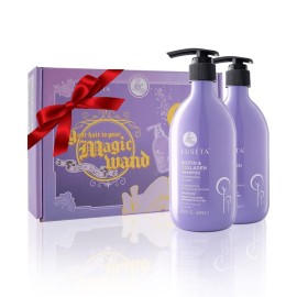 Biotin & Collagen Shampoo Conditioner Set,Thicking Shampoo for Hair Loss & Fast Hair Growth, Sulfate & Paraben Free, Keratin & Color Safe, 216.9oz