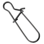 Dr.Fish 100 Pack Duo Lock Fishing Snaps Stainless Steel 26-220LB Lure Snaps Freshwater Saltwater Quick Change Speed Fishing Line Weights Clips(3, 66Lb)