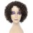 HUA Human Hair Wigs for Black Women, 8 Inch Short Curly, Brazilian Hair, Kinky Curl, 1B/30