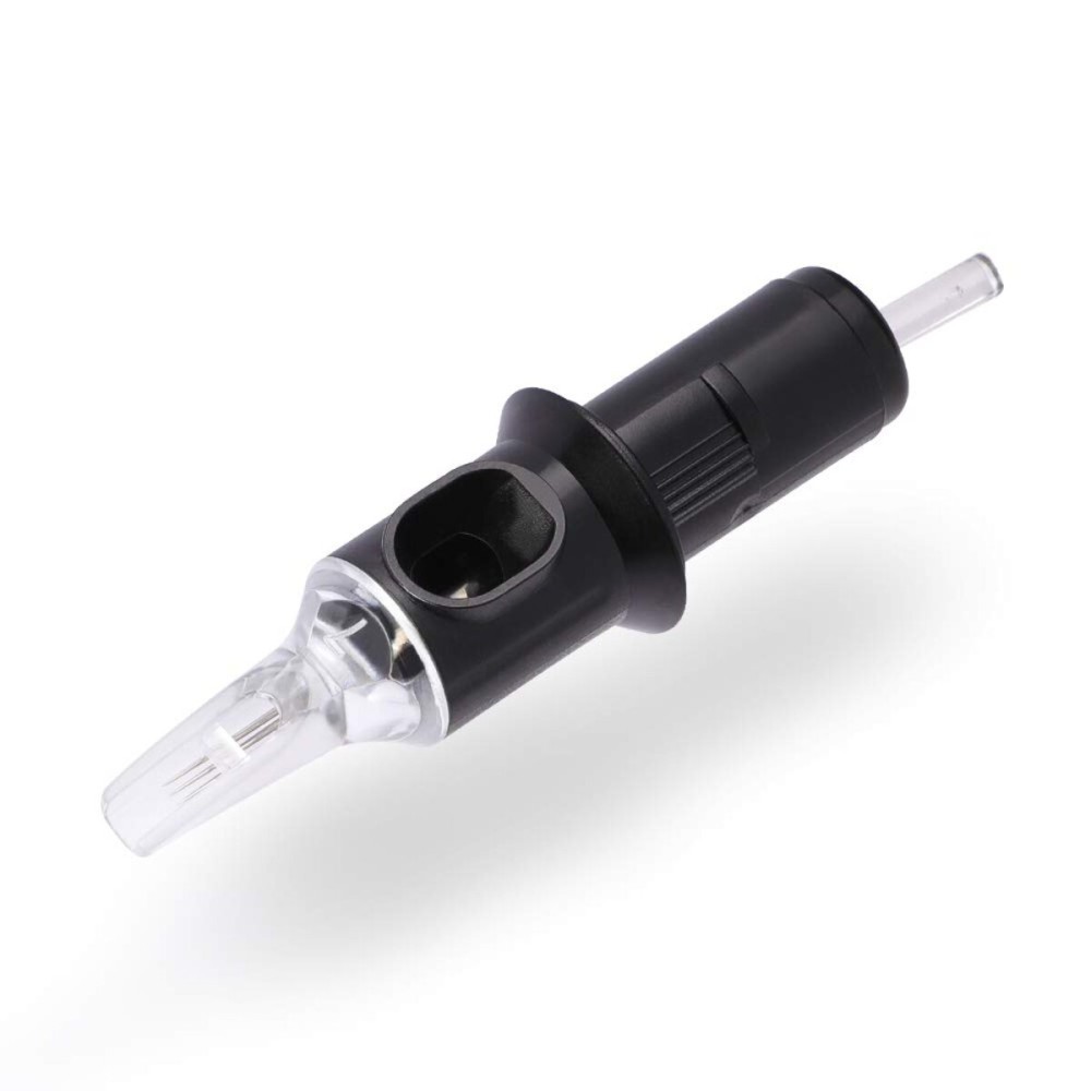 STIGMA 12(11RM) Standard Disposable Tattoo Needle Cartridges with Membrane Safety Cartridges for Tattoo Artists Curved/Round Magnum Shader Soft Edge 20Pcs Standard Pack EN05-20-1211RM