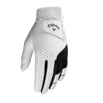 Callaway Golf Weather Spann Glove (Worn on Left Hand, Cadet (Short Fingers) 2019, Medium, White)