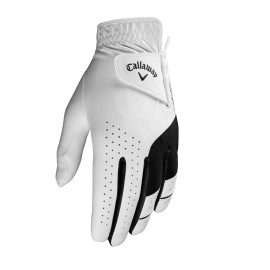 Callaway Golf Weather Spann Glove (Worn on Left Hand, Cadet (Short Fingers) 2019, Medium, White)