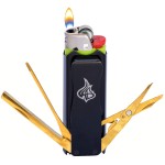 LighterBro Multitool Lighter Sleeve (Black n\' Gold)