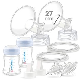 Maymom Pump Parts Compatible with Spectra S2 S1 9 Plus Breastpump Not Original Spectra Replacement Pump Parts Replace S2 Accessories and 27mm Flange