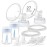 Maymom Pump Parts Compatible with Spectra S2 S1 9 Plus Breastpump Not Original Spectra Replacement Pump Parts Replace S2 Accessories and 27mm Flange