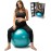 BABYGO Birthing Ball - Pregnancy Yoga Labor & Exercise Ball & Book Set Trimester Targeting, Maternity Physio, Birth & Recovery Plan Included Anti Burst Eco Friendly (Turquoise, 75cm)