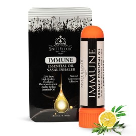 Nasal Inhaler Stick Immune Inhaler, Nose Inhaler Stick, Essential Oil Inhaler, Aromatherapy Nasal Inhaler for Immune Boost, Respiratory Health And Wellness - Portable Nasal Stick Inhaler for Adults