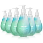 Method Gel Hand Wash, Coconut Water, 12 fl oz (Pack of 6)
