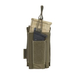 EXCELLENT ELITE SPANKER Open-Top Single/Double/Triple Molle Mag Pouch for M4 M14 M16 AK AR Elastic Rifle Magazines for Pistol Mag Pouch(Ranger Green)