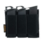 EXCELLENT ELITE SPANKER Tactical Open Top Double/Triple Pistol Mag Pouch for Glock M1911 92F Magazines 40mm Grenade(Black)