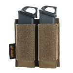 EXCELLENT ELITE SPANKER Tactical Open Top Double/Triple Pistol Mag Pouch for Glock M1911 92F Magazines 40mm Grenade(Coyote Brown)