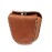 KOSIBATE Ammo Pouch, Genuine Leather Ammo Holder Bag Storage for .22 22LR .38 .45 Hunting Military Belt Gun Ammo Case Brown