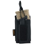 EXCELLENT ELITE SPANKER Open-Top Single/Double/Triple Molle Mag Pouch for M4 M14 M16 AK AR Elastic Rifle Magazines for Pistol Mag Pouch(Black)