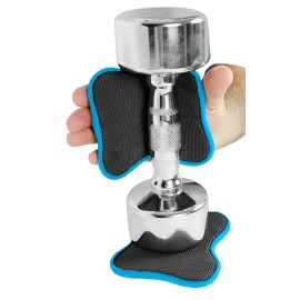 Original Lifting Grips The Alternative to Gym Workout Gloves Comfortable & Light Weight Grip Pad for Men & Women That Want to Eliminate Sweaty Hands Gym Gloves (Single Pair) (Neoprene Grips Blue)
