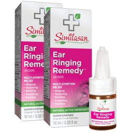 Similasan Ear Ringing Remedy Drops, 0.33 Ounce, 2 Count