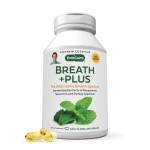 ANDREW LESSMAN Breath Plus 360 Softgels - Natural Breath Freshener, Helps Eliminate Odors from Food, Smoking, Morning Breath from The Inside Out. Peppermint, Spearmint. Easy to Swallow Softgels