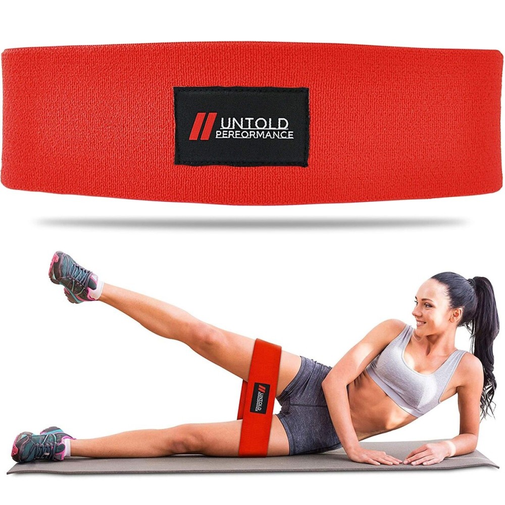 Untold Performance Heavy Resistance Bands - Hip Bands for Working Out, Premium Exercise Bands Resistance, Durable Resistance Bands for Strength, Flexibility & Glute Workouts (Red - Heavy, 1)