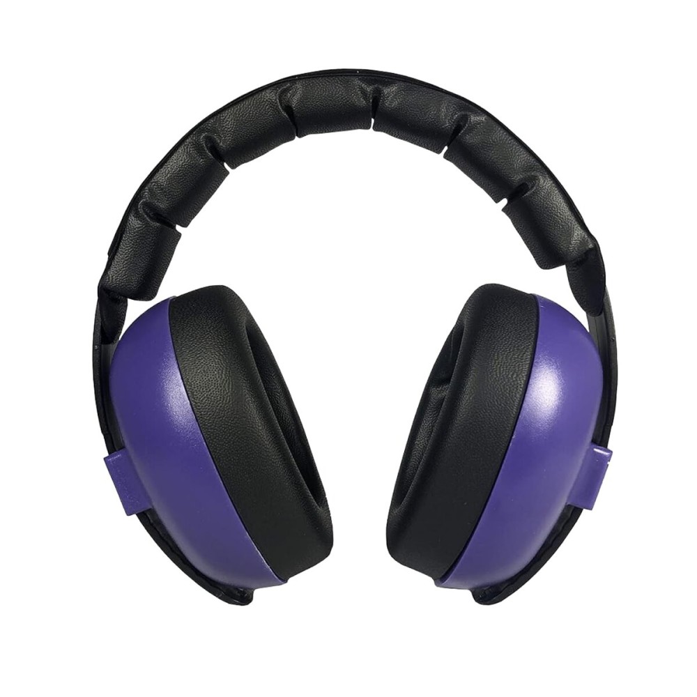 BANZ Earmuffs Infant Hearing Protection - Ages 0-2 Years (Dark Purple)