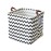 Storage Basket Fabric Organizer Bin for Toys, Books, Clothes, Pets,Perfect for Bedroom/Office/Nursery/Shelves(Polyline)