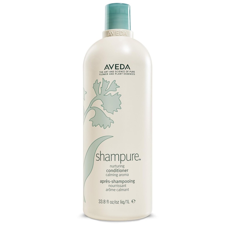 Aveda Shampure Nurturing Conditioner for Fine to Medium Hair | Lightweight Conditioner | 98% Naturally Derived* | Calming Aroma of Lavender & Ylang Ylang, 33.8 Fl Oz