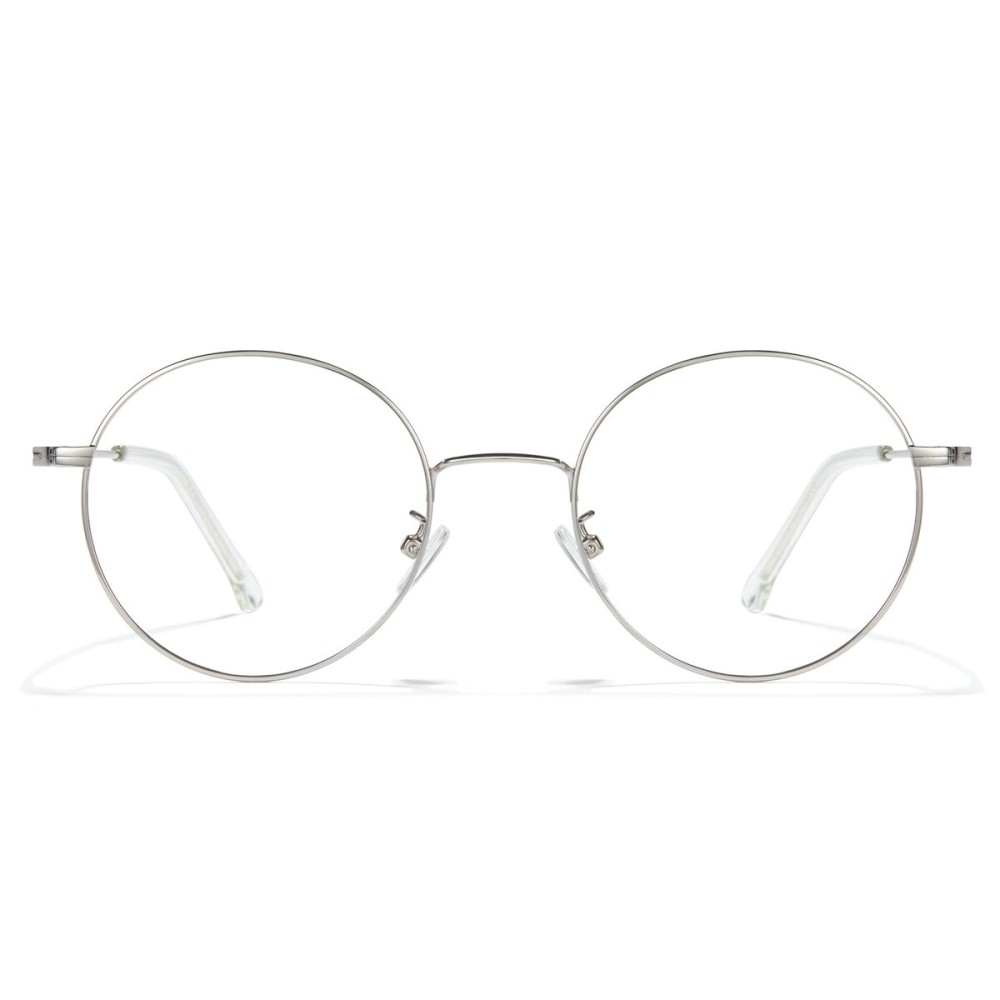 Cyxus Blue Light Blocking Glasses Women Men, Panto Style 70s Retro Looks Vintage Round Wire Office Computer Gaming Study 8090
