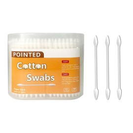 600pcs Precision Tip Cotton Swabs/Double Pointed Cotton Buds for Makeup