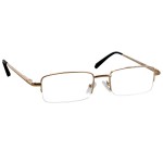 TruVision Readers - 1 Pk - Gold Metal Frames and Clear Acrylic Lenses 3.50