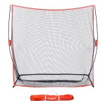 GoSports 7 ft x 7 ft Golf Practice Hitting Net - Personal Driving Range for Indoor or Outdoor Swing Practice