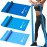 A AZURELIFE Resistance Bands,Professional Long Non-Latex Elastic Stretch Bands,Exercise Bands for Physical Therapy, Yoga, Pilates, Rehab, at-Home or The Gym Workouts, Strength Training