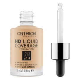 Catrice | HD Liquid Coverage Foundation | Flawless, High Coverage | Vegan & Cruelty Free (036 | Hazelnut Beige)